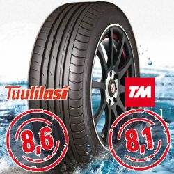 Sportnex AS-2+ TM- ja Tuulilasi-testimenestys 205/50-17 V